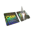 Custom silver foil 3D hologram sticker anti-counterfeiting label printing